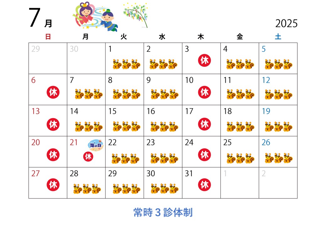 7月